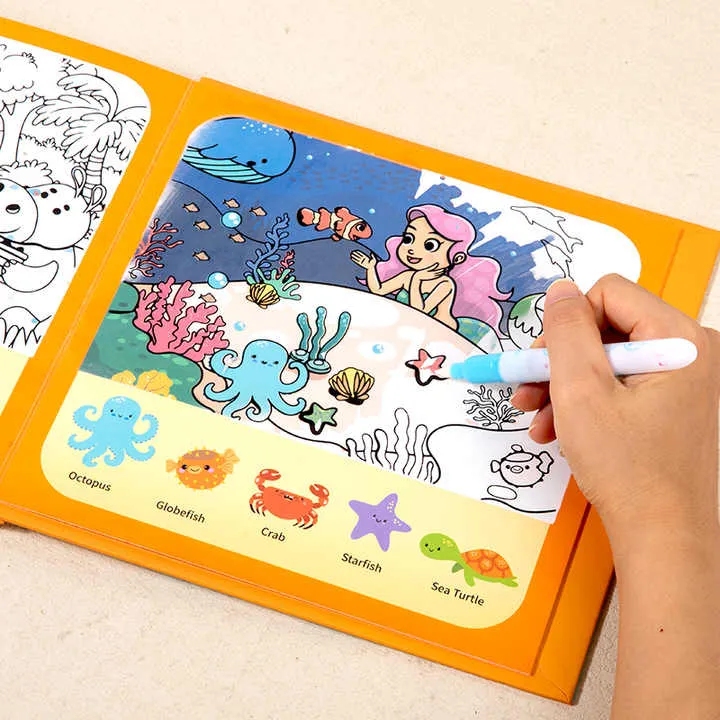 وصل حديثًا كتاب هادئ ولعبة رسم مائية  . Newly Arrived Quiet Book and Water Drawing Game