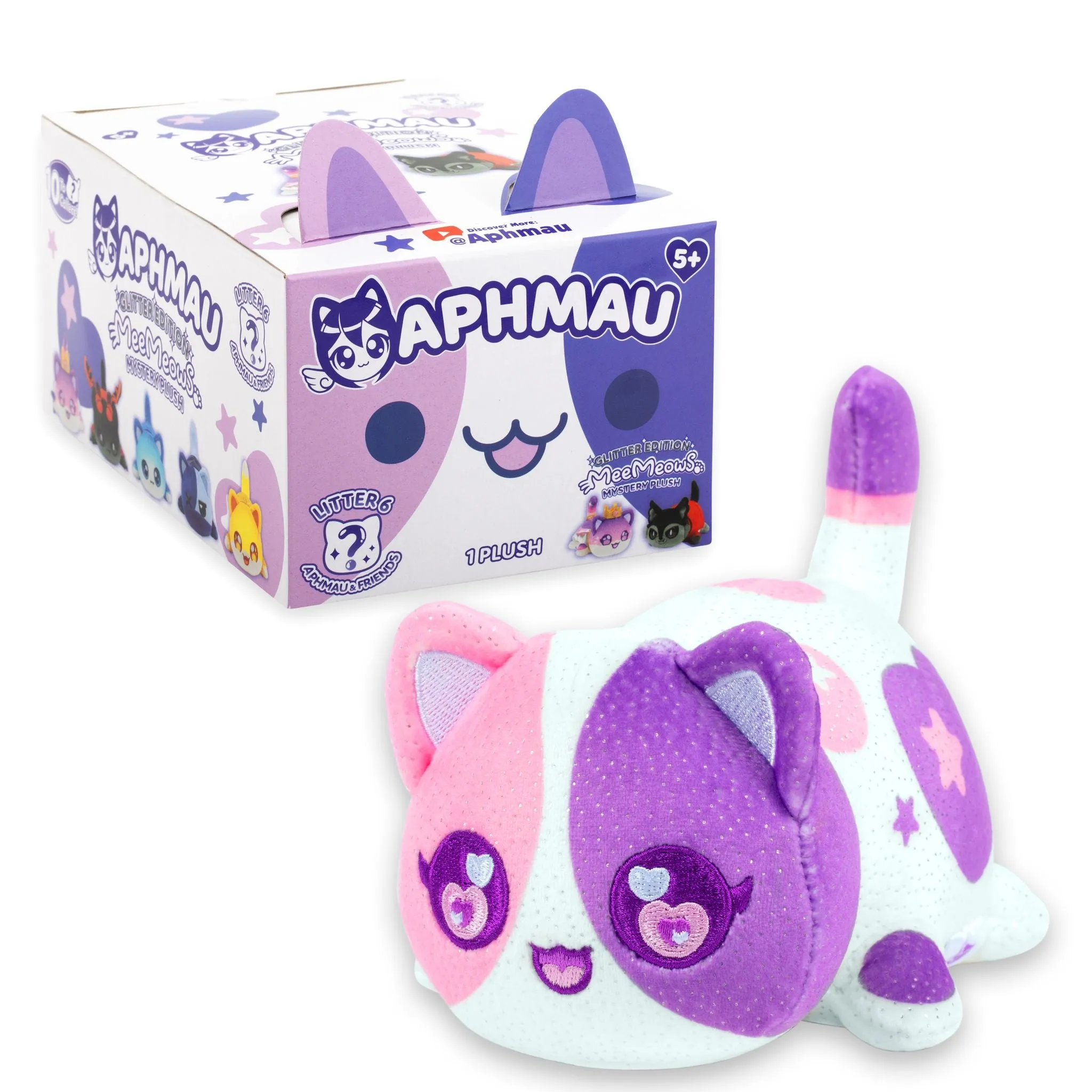 Aphmau MeeMeows Glitter Edition S6 Mystery 6 Inch Plush