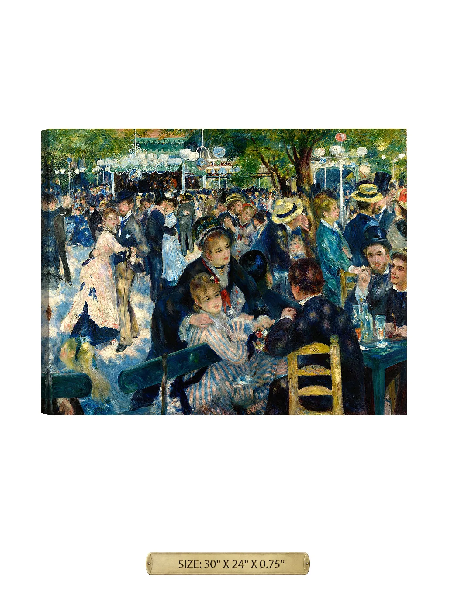 Bal du moulin de la Galette by Pierre-Auguste Renoir.