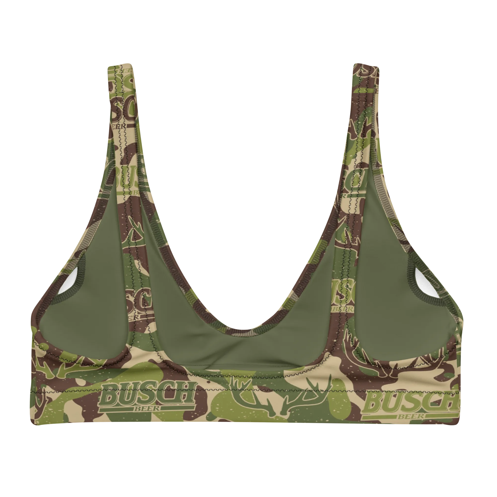 Busch Beer Antler Camo Bikini Top