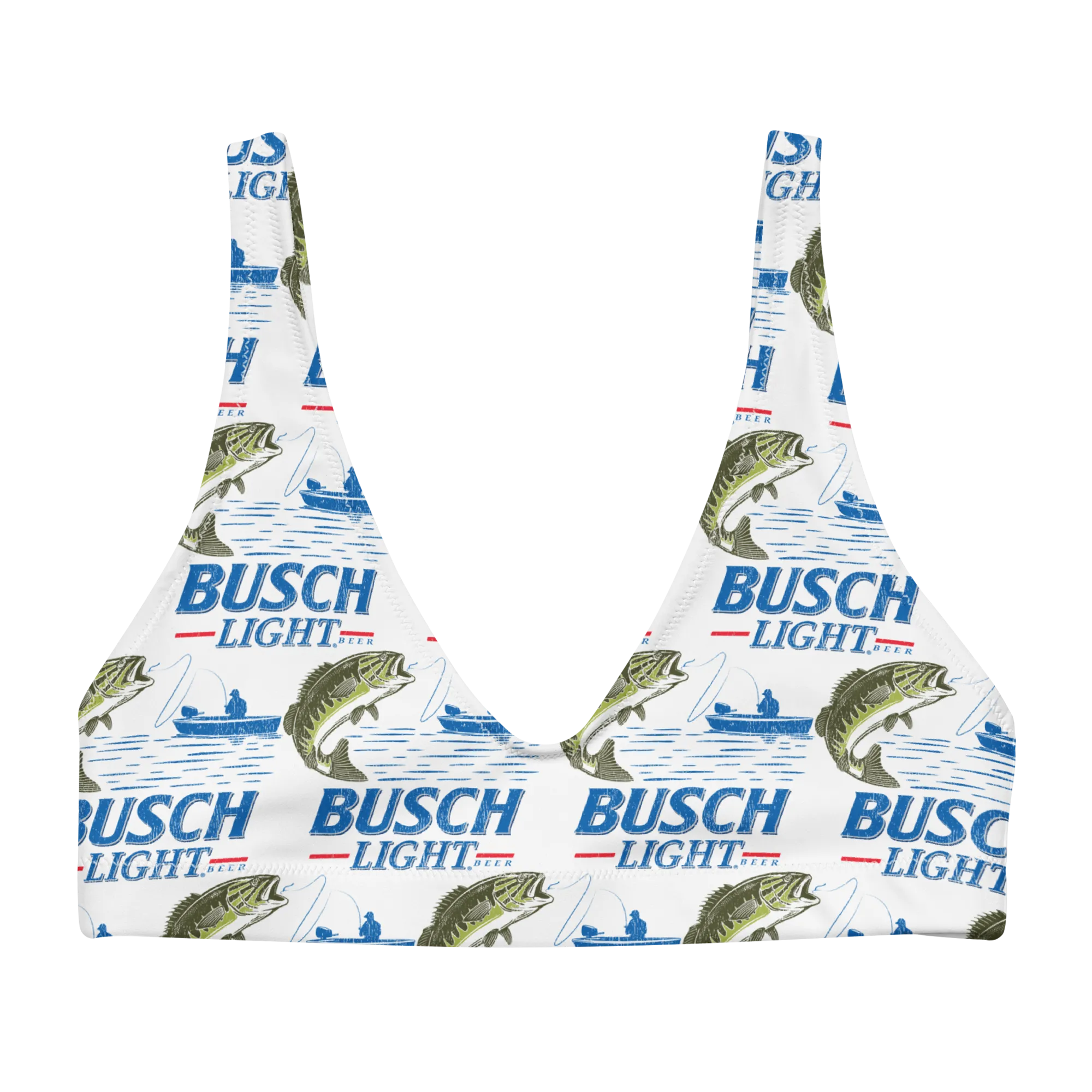 Busch Light Retro Fishing Bikini Top