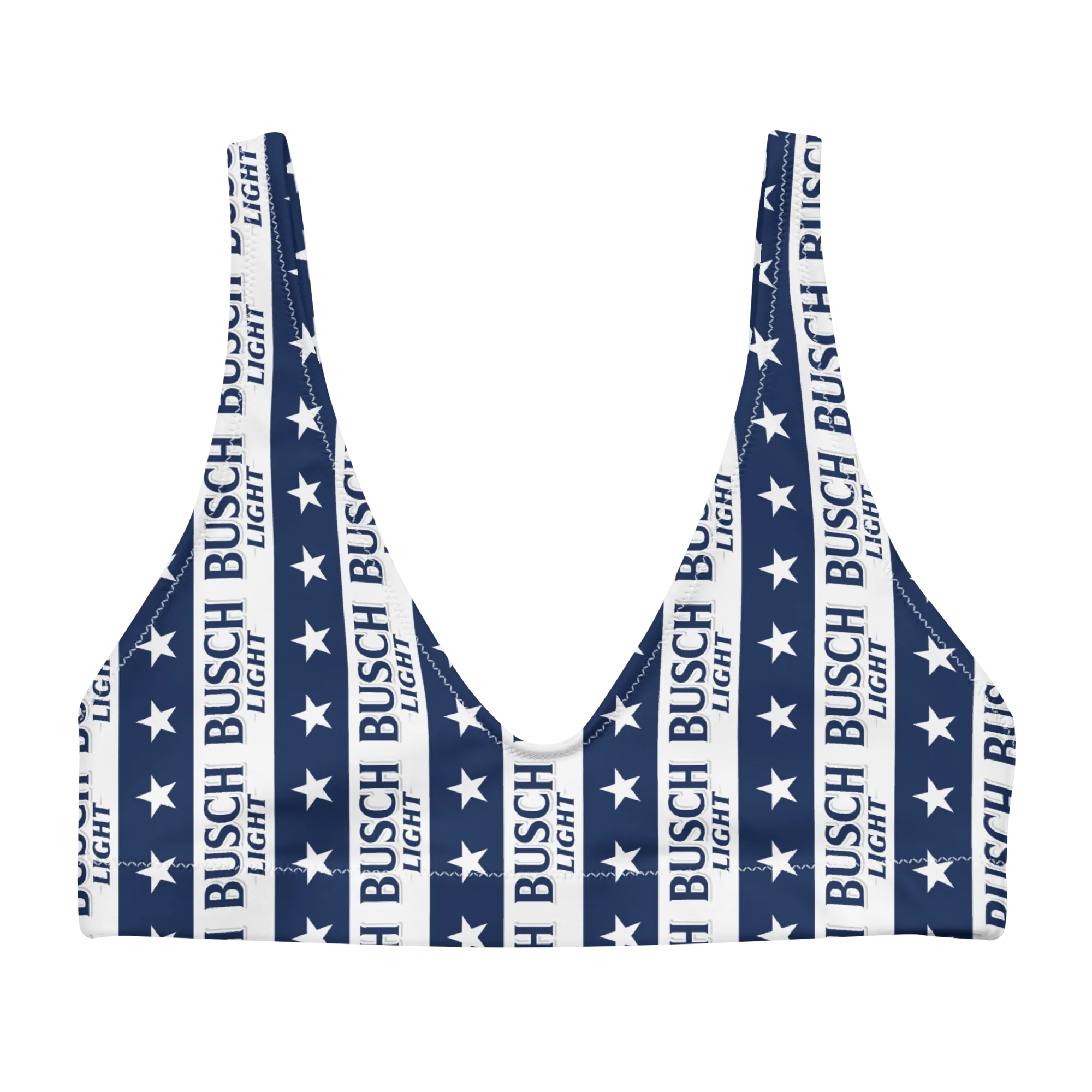 Busch Light Stars Bikini Top