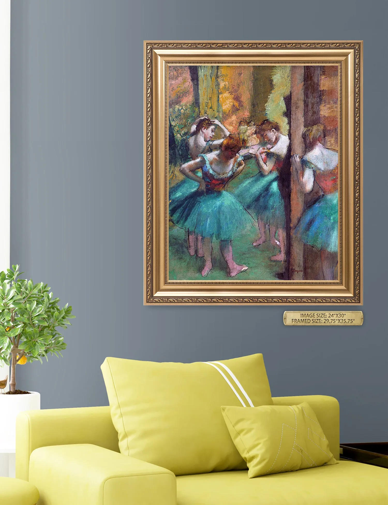 Dancers, Pink and Green by Edgar Degas.