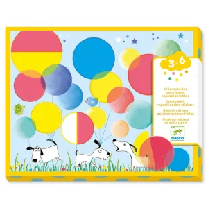 Djeco Arts and Crafts- Collages Magic Circles
