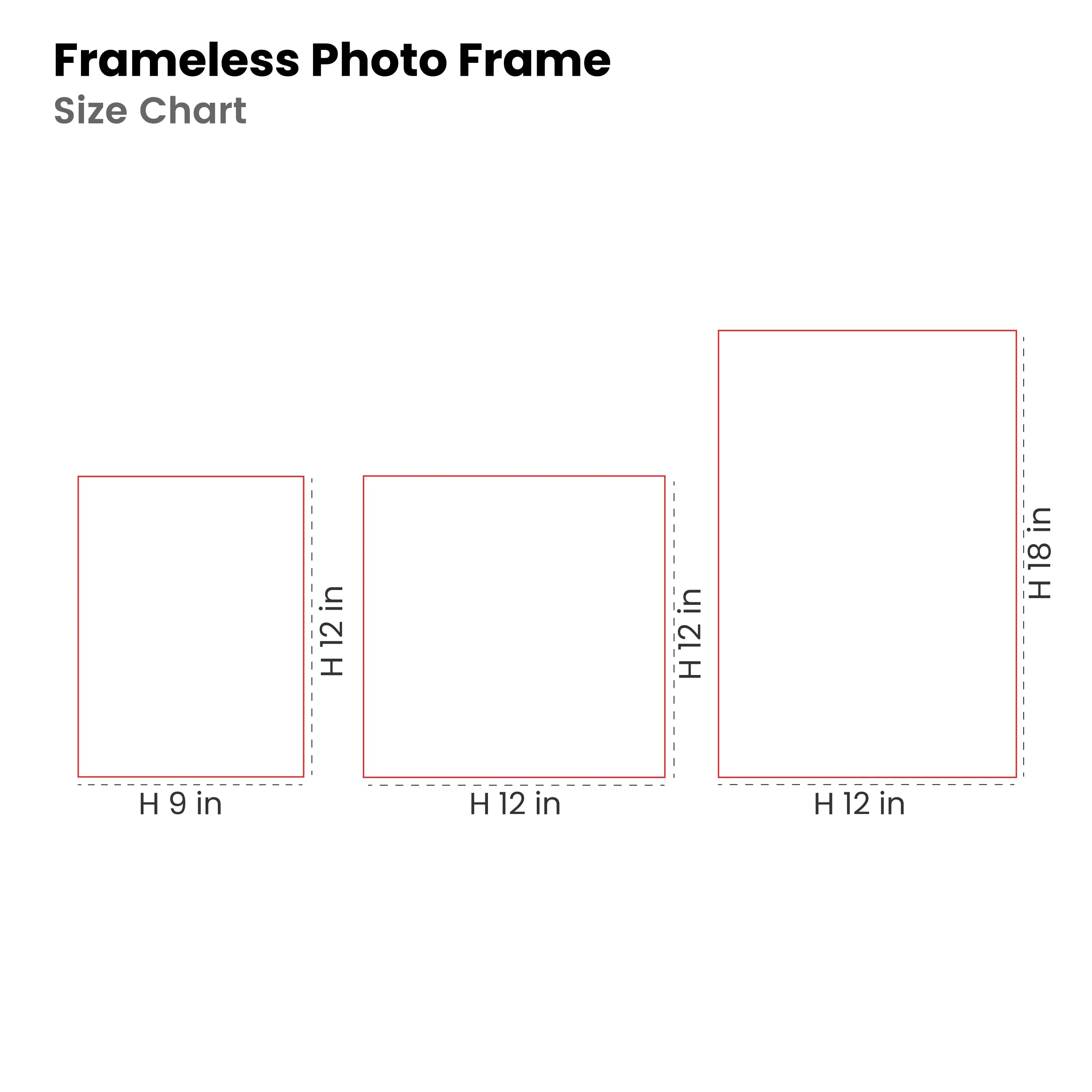 Frameless Photo Frames