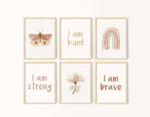 Girl Affirmation Art Prints