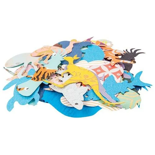 Handmade Pattern Paper - Aust Animal Shapes