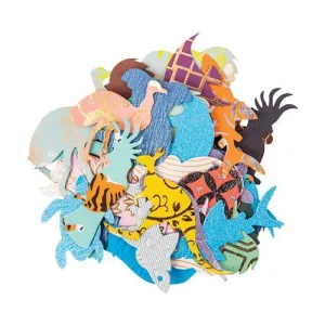 Handmade Pattern Paper - Aust Animal Shapes