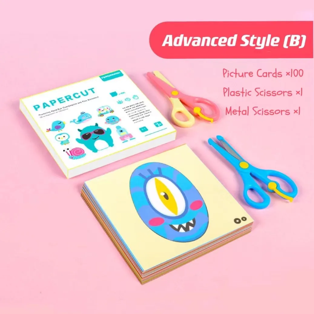 Kids Educational Papercut Handmade DIY Toys