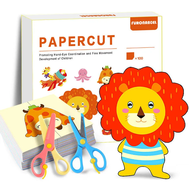 Kids Educational Papercut Handmade DIY Toys