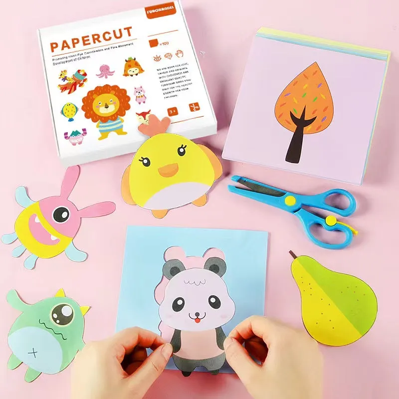 Kids Educational Papercut Handmade DIY Toys