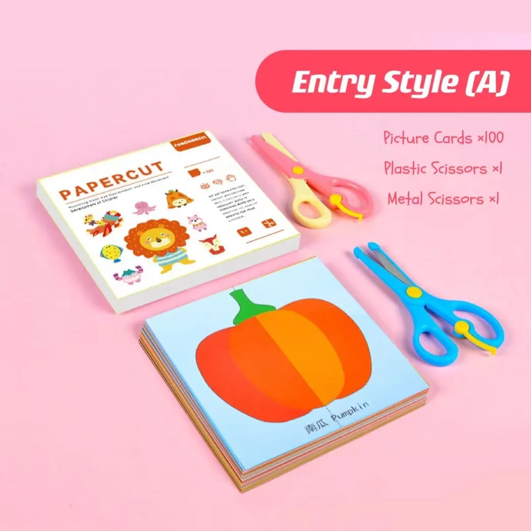 Kids Educational Papercut Handmade DIY Toys