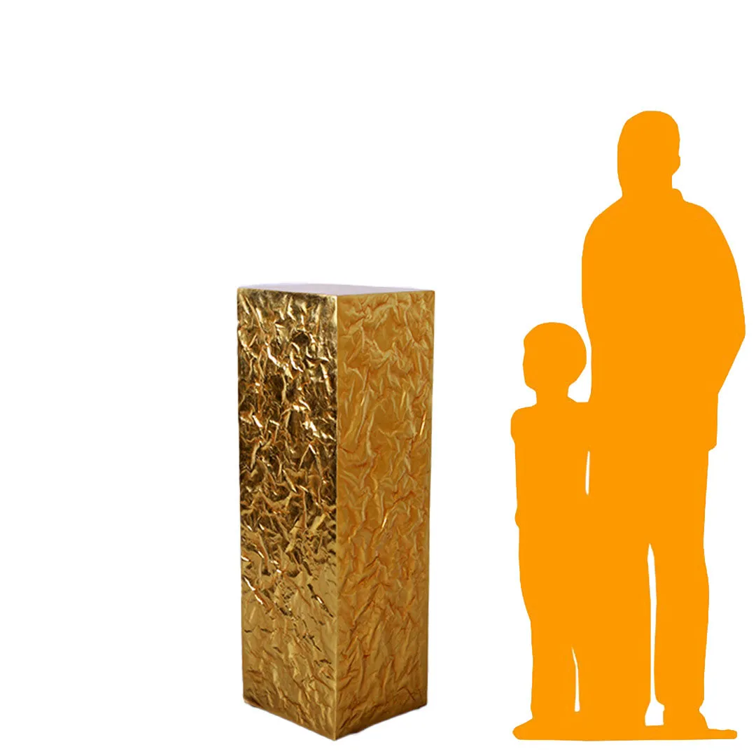 Large Crumpled Pedestal Statue
