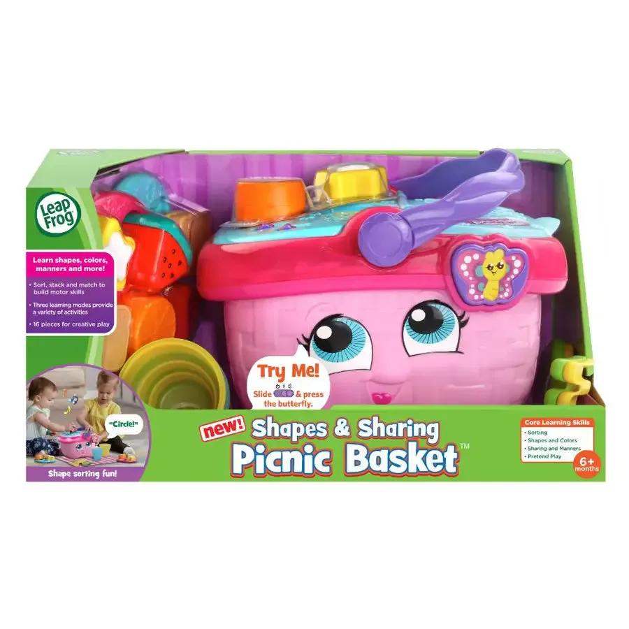 LeapFrog Shapes and Sharing Picnic Basket (Pink)