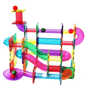 Magnetscape التعليمية 106 قطعة الرخام تشغيل . Magnetscape Educational 106 Pieces Marble Run