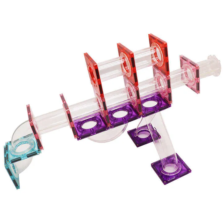 Magnetscape التعليمية 106 قطعة الرخام تشغيل . Magnetscape Educational 106 Pieces Marble Run