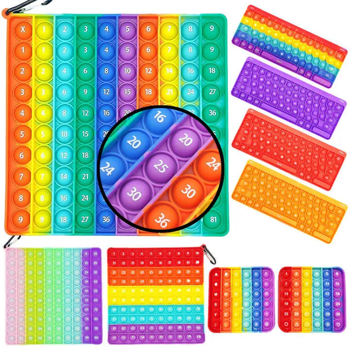 Multiplication Table Rainbow Press-جدول الضرب