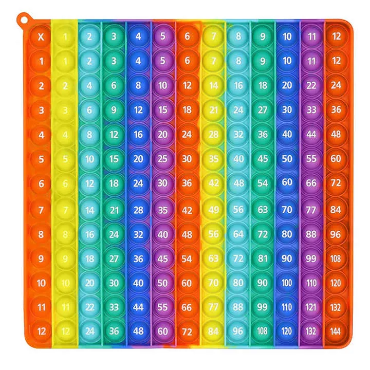 Multiplication Table Rainbow Press-جدول الضرب