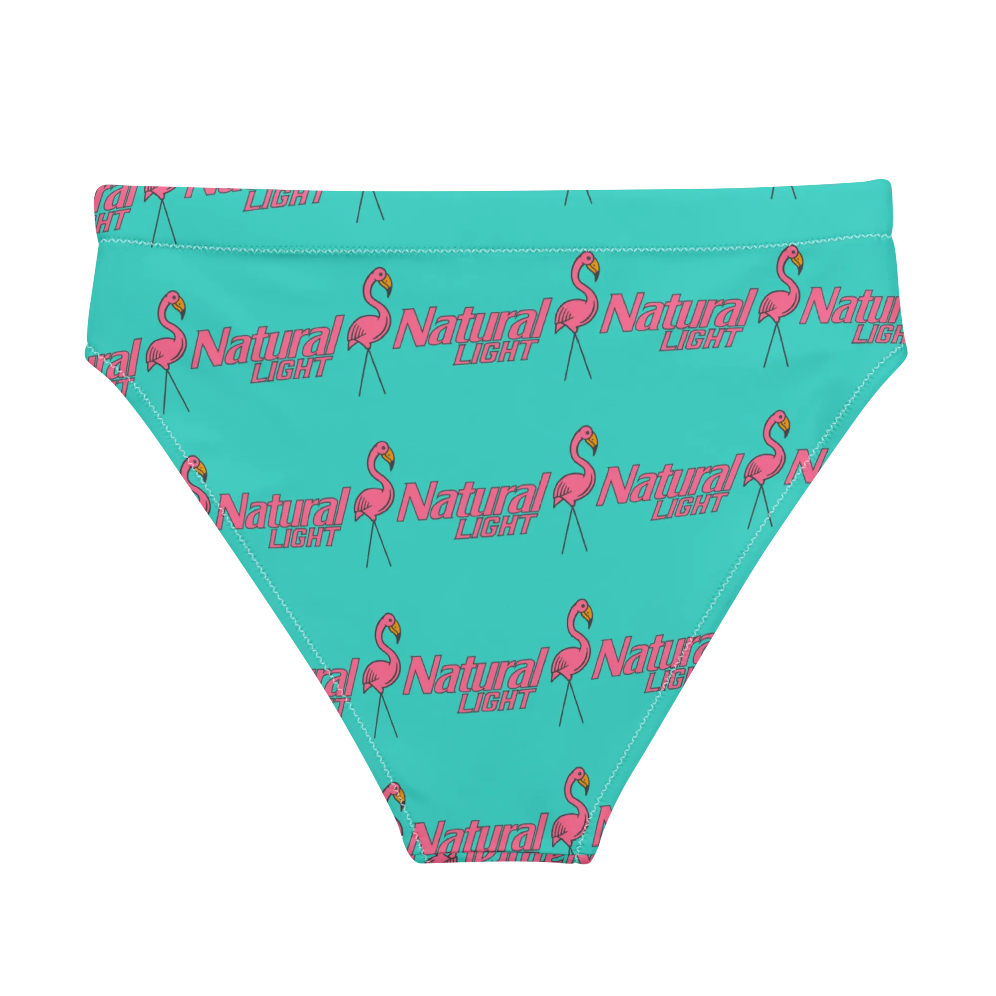 Natural Light Flamingos Bikini Bottom