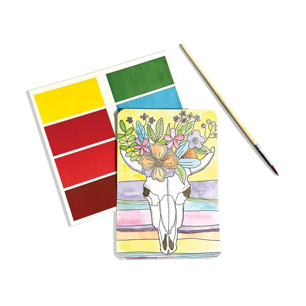 Ooly Scenic Hues DIY Watercolor Art Kit - Desert Getaway