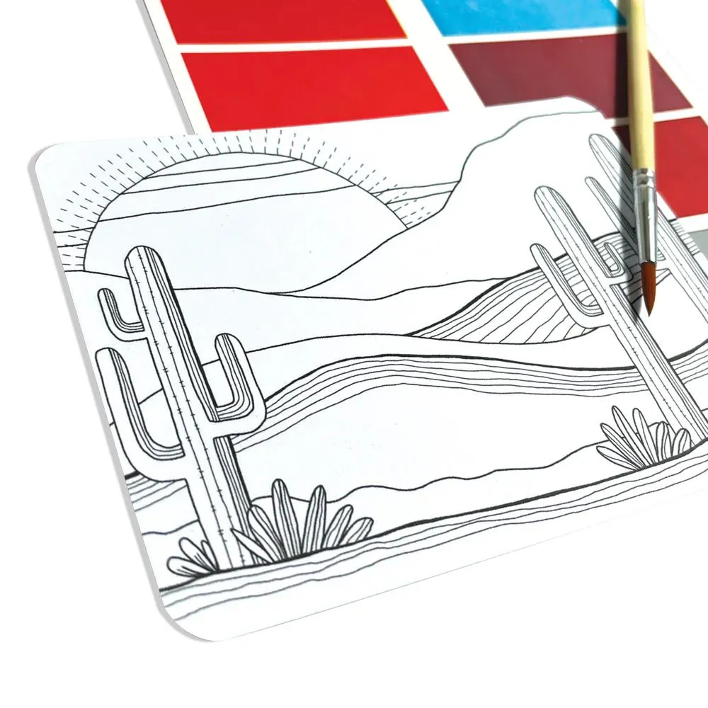 Ooly Scenic Hues DIY Watercolor Art Kit - Desert Getaway