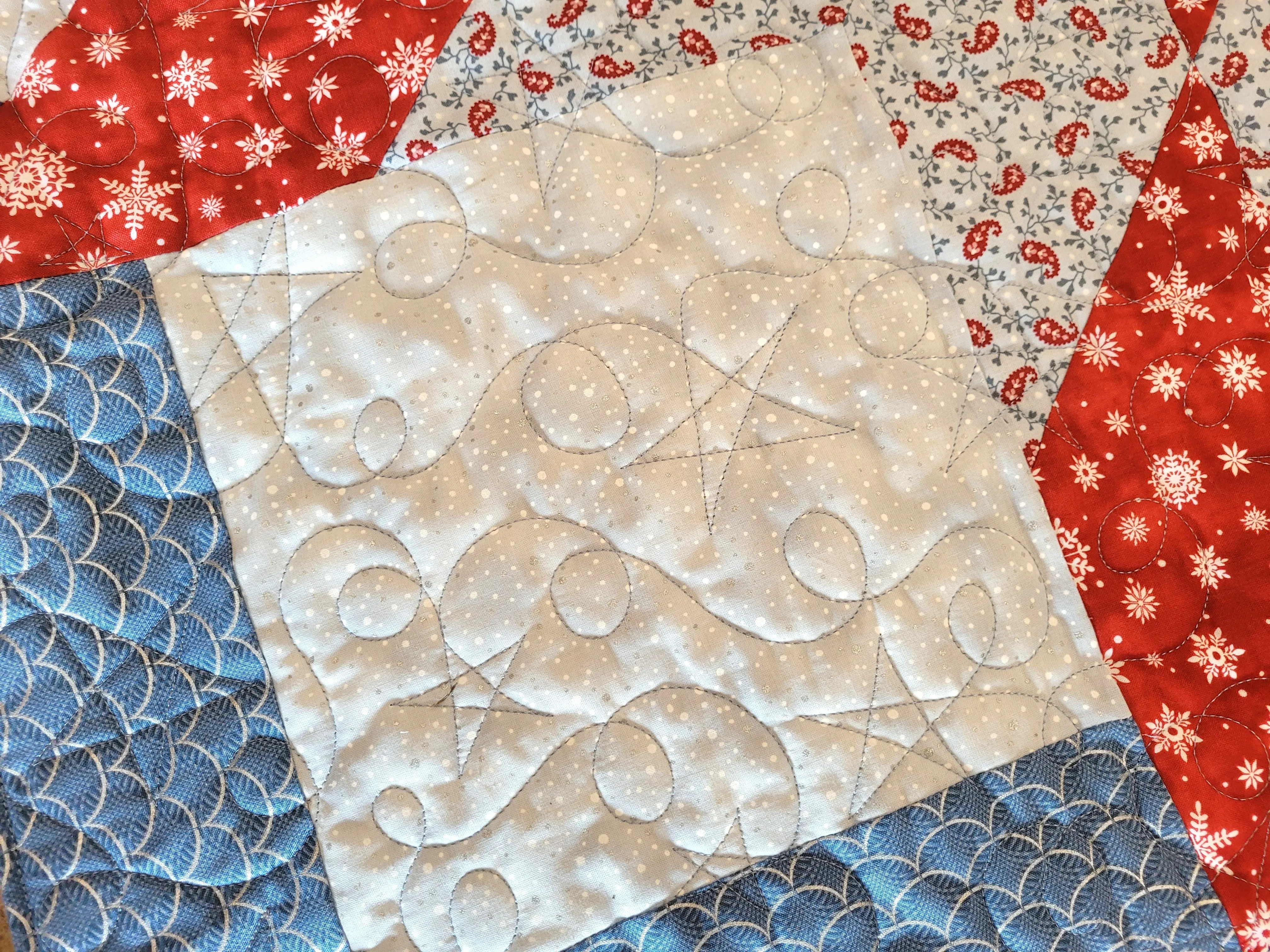 Quilted Tree Skirt, Special Order for Matt C
