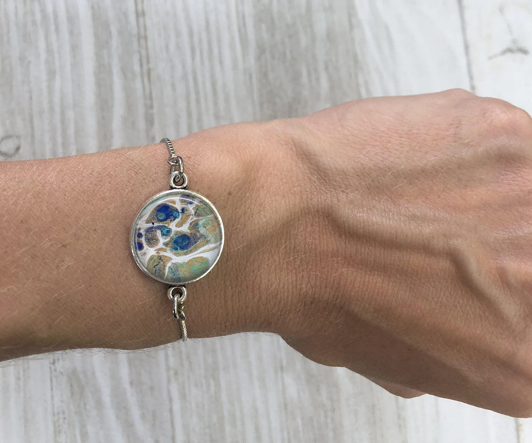 Tidal Treasures Pendant Bracelet | Handmade Beach Jewelry