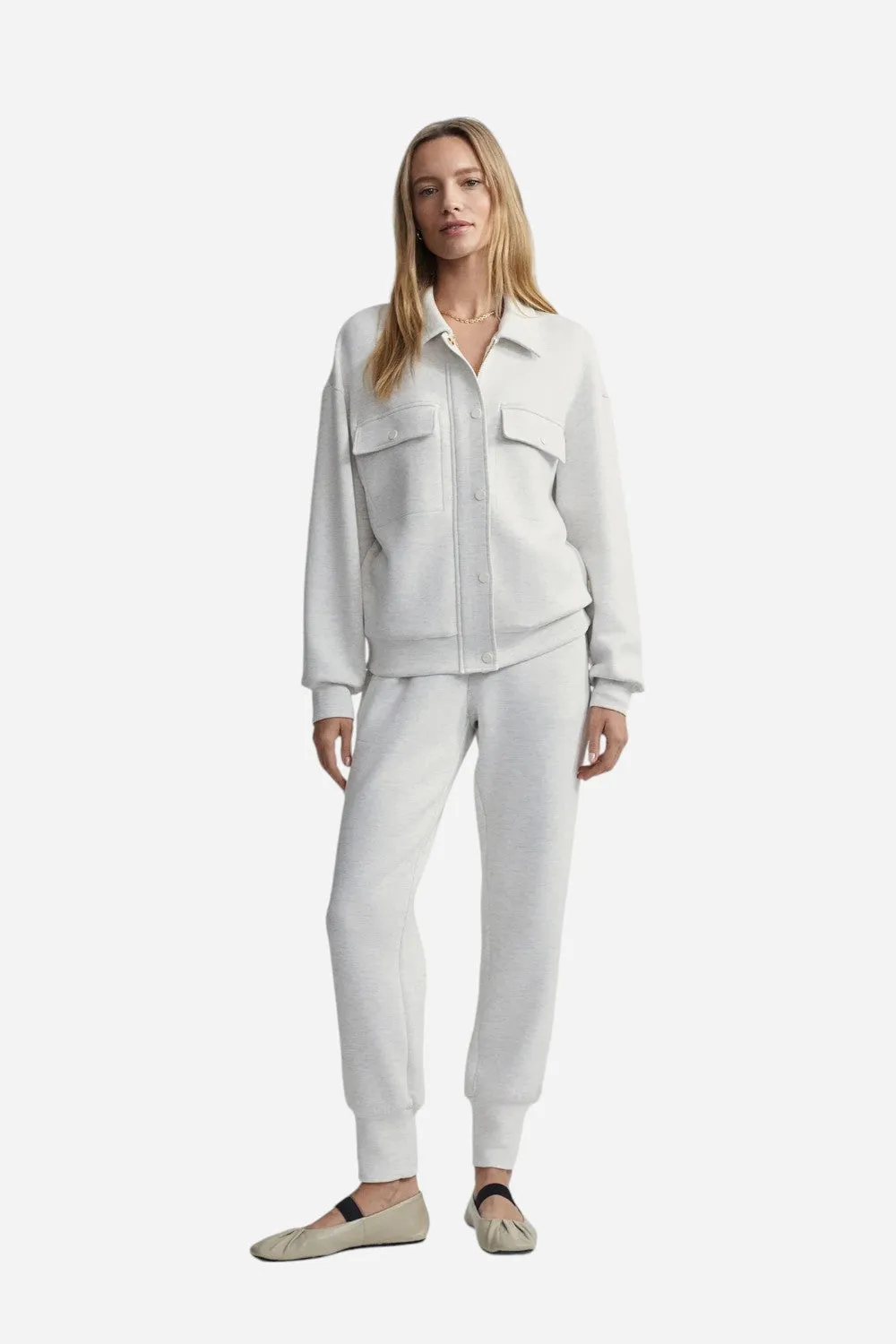 Varley Elizabeth Jacket Ivory Marl