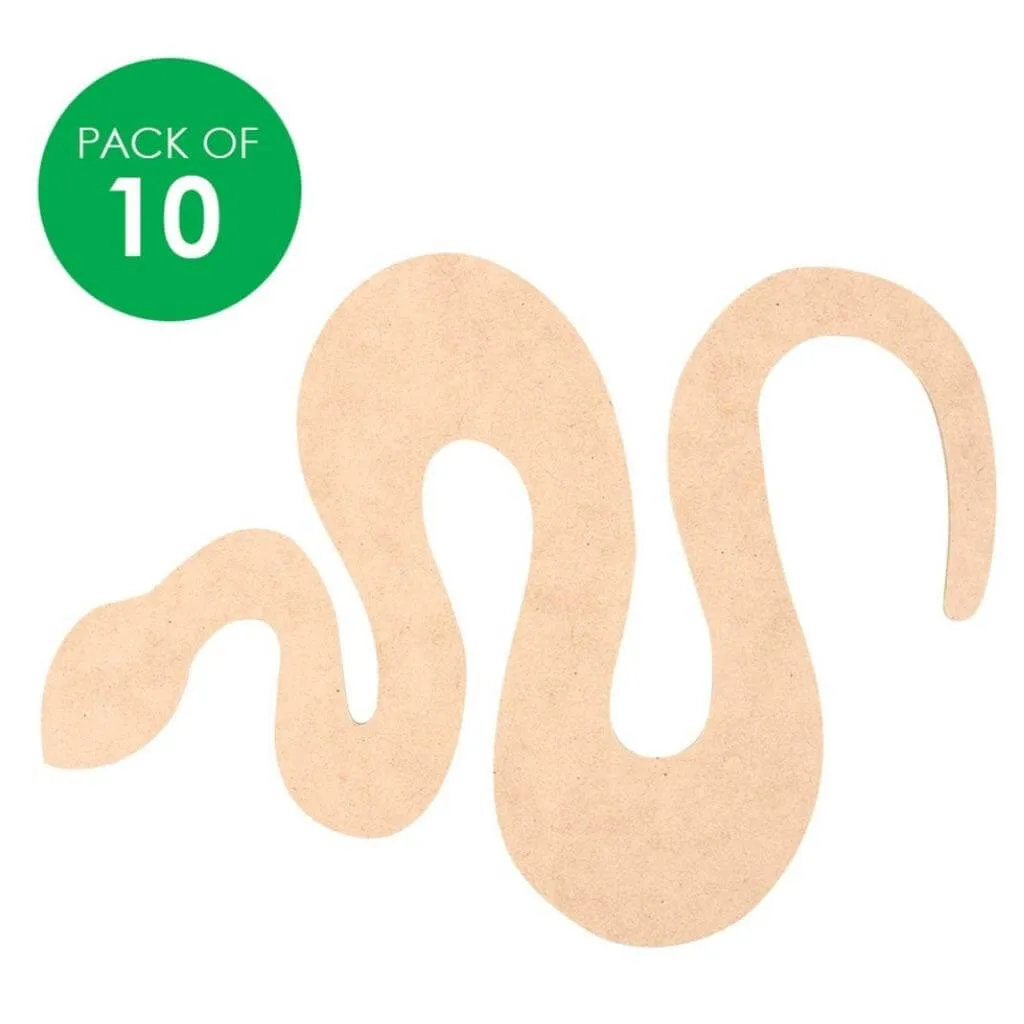 Wooden Snakes - Pack of 10